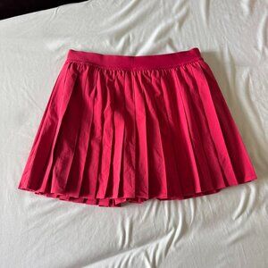 Lululemon High-Rise Pleated Tennis Skirt (Cherry Mist)
